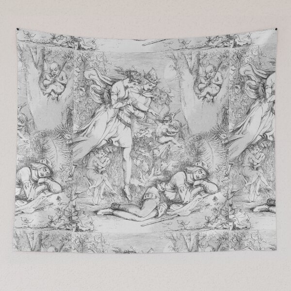 Item preview, 'A midsummer night's dream' by William Shakespeare. Puck, Oberon, Titania designed and sold by Filologica.