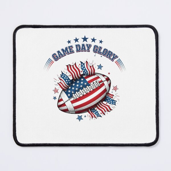 Item preview, Patriotic USA Football Game Day Glory 2025 designed and sold by Dazzle-Sizzle.