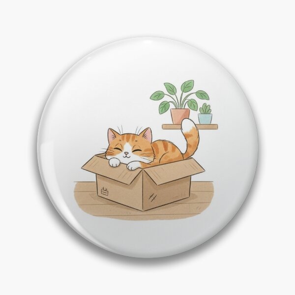 Item preview, kitty in a cardboard box designed and sold by whos-osom1324.