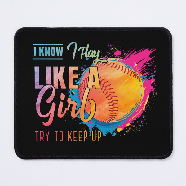 Item preview, Play Like a Girl Softball T-Shirt designed and sold by TinaMDedrick.