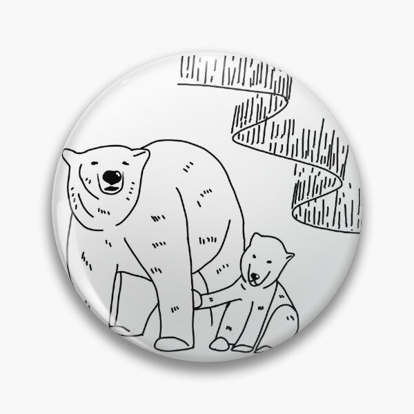 Item preview, Northern Lights Polar Bears designed and sold by Nicole Hanson.