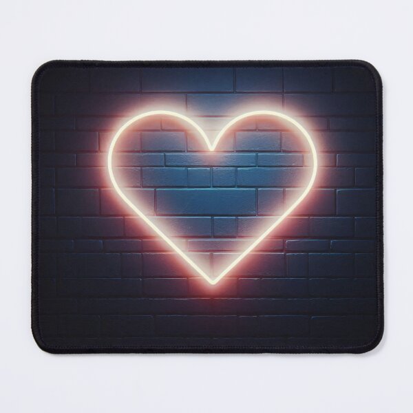 Item preview, A glowing neon heart, radiating warmth and love designed and sold by homydesign.