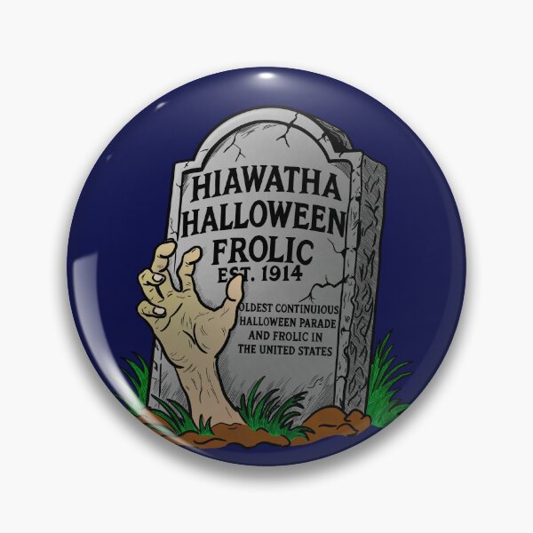 Item preview, Hiawatha Halloween Frolic oldest in the USA designed and sold by Kate Miller Illustrator.