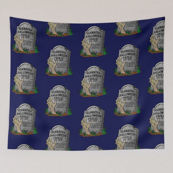 Item preview, Hiawatha Halloween Frolic oldest in the USA designed and sold by Kate Miller Illustrator.