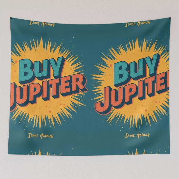 Item preview, 'Buy Jupiter' by Isaac Asimov designed and sold by Filologica.