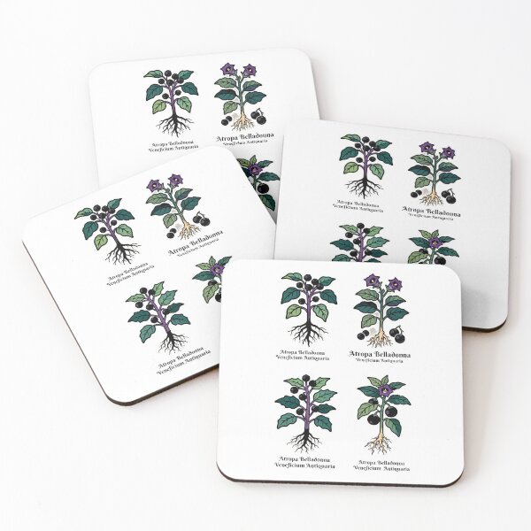 Item preview, Deadly Nightshade Sticker | Atropa Belladonna Neo-Contour Decal for Laptop designed and sold by JACI'S STORE.