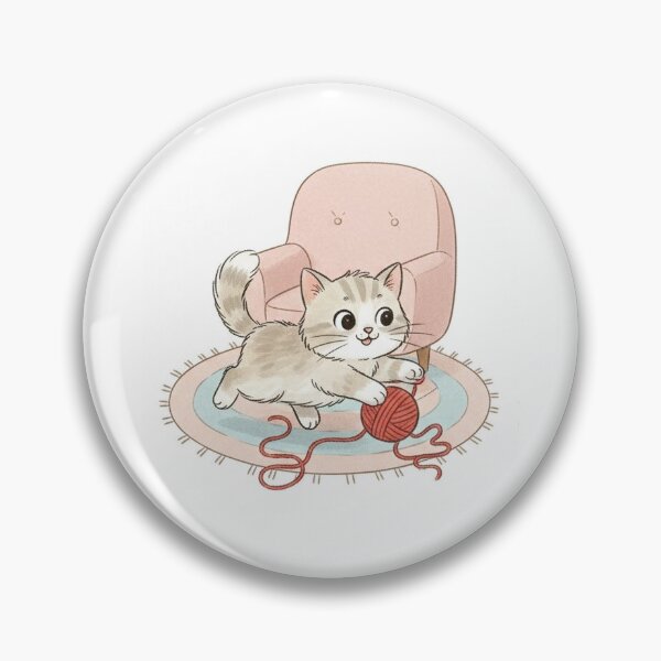 Item preview, cat with yarn designed and sold by whos-osom1324.