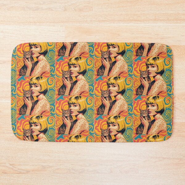 Item preview, Retro Leopard Woman Vintage Girl Cat designed and sold by Vintage City.