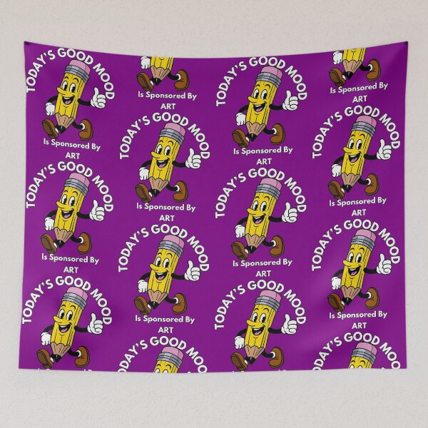 Item preview, Today’s Good Mood Is Sponsored By Art (Happy Pencil) designed and sold by Kate Miller Illustrator.
