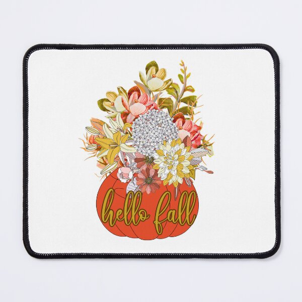 Item preview, "Hello Fall! Floral Pumpkin" designed and sold by wildwhimsical.