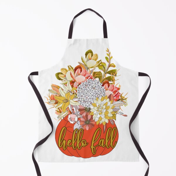 Item preview, "Hello Fall! Floral Pumpkin" designed and sold by wildwhimsical.
