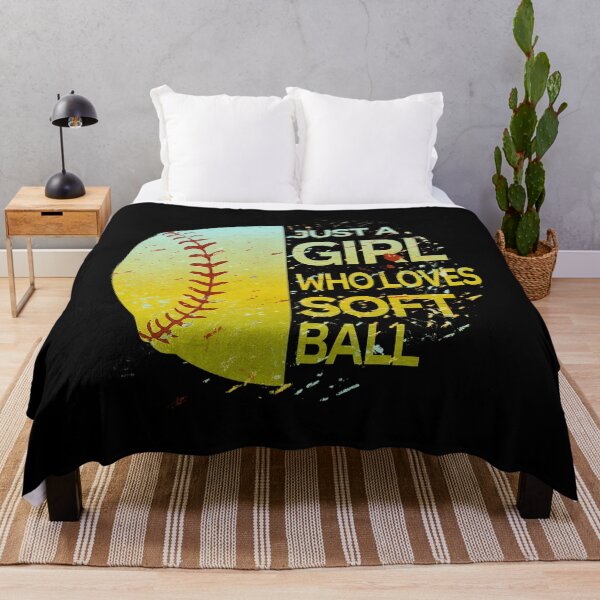 Item preview, Just A Girl Who Loves Softball - Grunge Distressed Design designed and sold by TinaMDedrick.