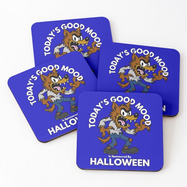 Artikelvorschau, Die heutige gute Laune wird gesponsert von Halloween Werwolf entworfen und verkauft von Kate Miller Illustrator.