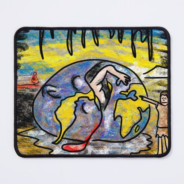 Item preview, Geopolitics Child in Crayon  designed and sold by Kate Miller Illustrator.