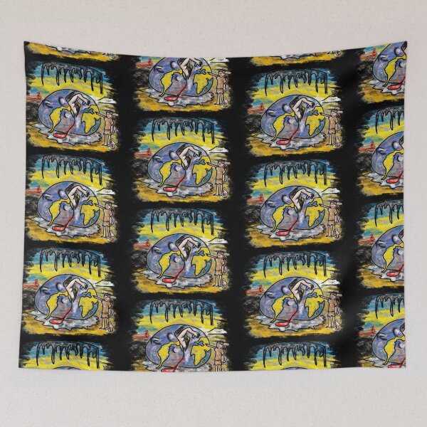 Item preview, Geopolitics Child in Crayon  designed and sold by Kate Miller Illustrator.