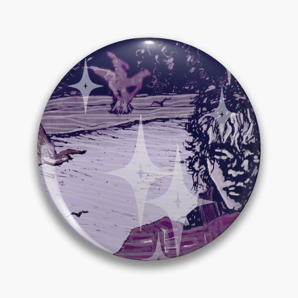Item preview, Handmade Portrait – Chinese Model in Purple Tones with White Stars designed and sold by nayeligdlc.