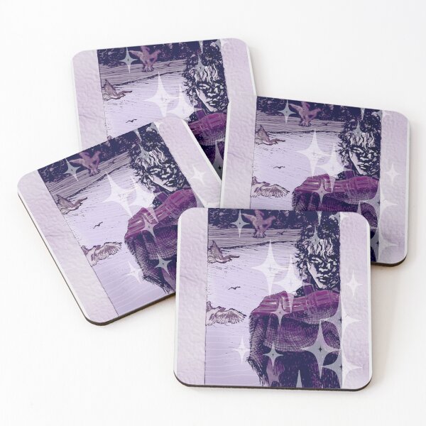 Item preview, Handmade Portrait – Chinese Model in Purple Tones with White Stars designed and sold by nayeligdlc.