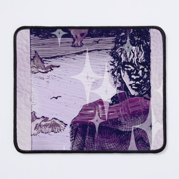 Item preview, Handmade Portrait – Chinese Model in Purple Tones with White Stars designed and sold by nayeligdlc.