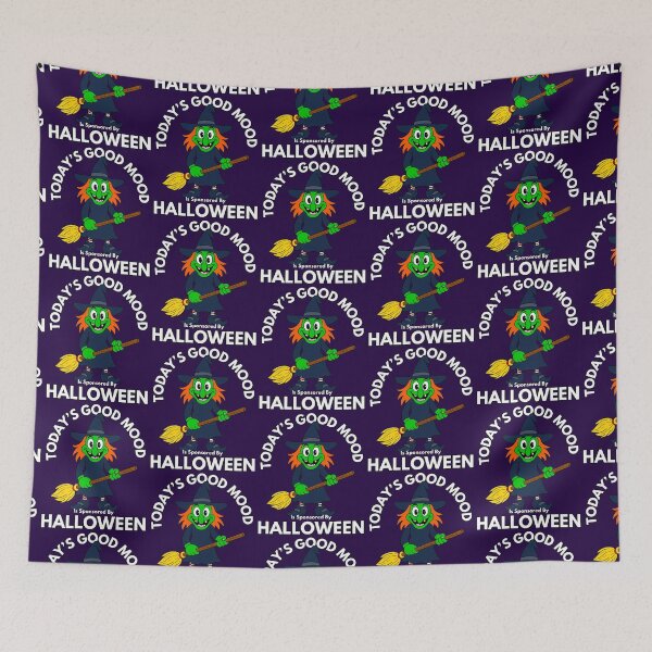 Item preview, Today’s Good Mood Is Sponsored By Halloween designed and sold by Kate Miller Illustrator.