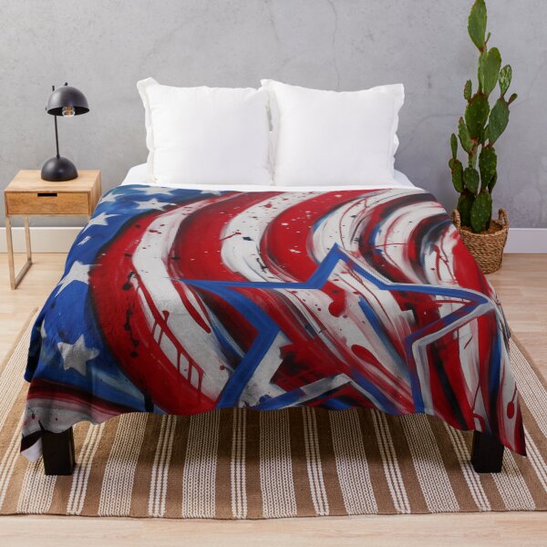 Item preview, Stars and Stripes Abstract designed and sold by RedHandedOD.
