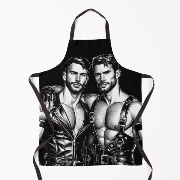 Item preview, Gay Leather Bar Pride "Lars & Johan" Leder Bar Berlin Pride Graphic Design designed and sold by ItsAKinkThing.