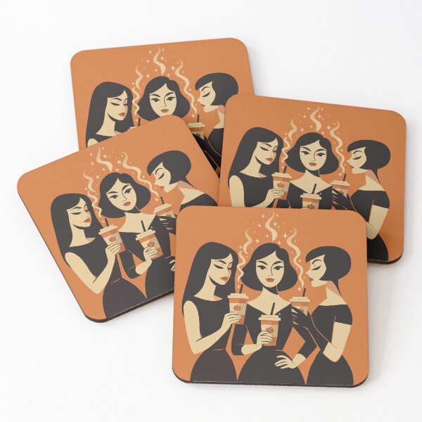 Item preview, Spelling It Out – Retro Witch Coffee Club designed and sold by OddlyEnoughArt.