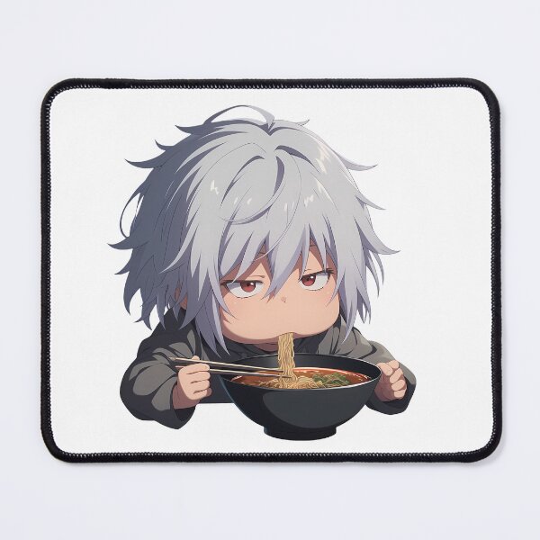 Item preview, Accelerator A Certain Scientific Railgun Chibi Boy Slurping Kawaii Ramen Anime designed and sold by Raslbazola.