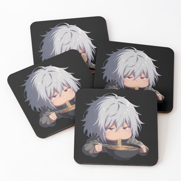 Item preview, Accelerator A Certain Scientific Railgun Chibi Boy Slurping Kawaii Ramen Anime designed and sold by Raslbazola.