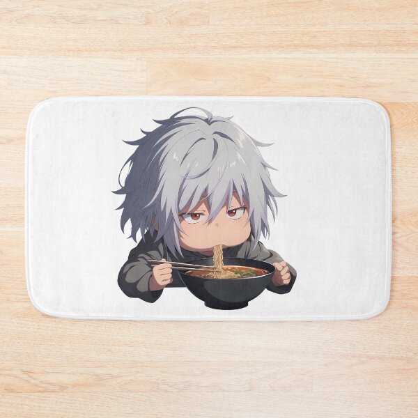 Item preview, Accelerator A Certain Scientific Railgun Chibi Boy Slurping Kawaii Ramen Anime designed and sold by Raslbazola.