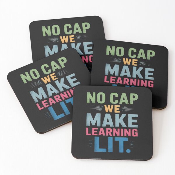 Item preview, No Cap We Make Learning Lit Teen Slang Matching Teacher designed and sold by StacyAntunez6.