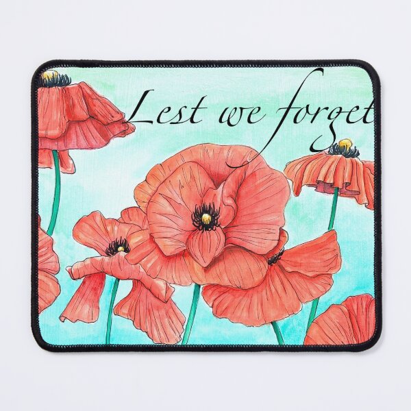 Item preview, Poppies for Remembrance - Lest we forget designed and sold by HBOriginalsArt.