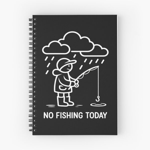 Item preview, No fishing today funny fisherman Angling Joke Stick Figure  designed and sold by StacyAntunez6.