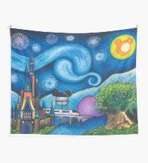Sternennacht über der Welt Wandbehang