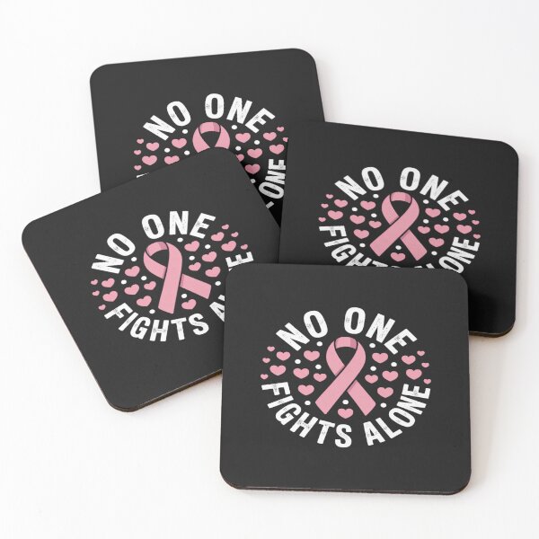 Item preview, No One Fights Breast Cancer Alone American Flag Pink Ribbon designed and sold by StacyAntunez6.