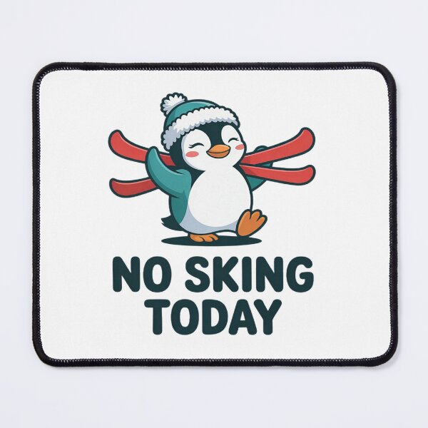 Item preview, No Skiing Today Sad Penguin Funny Ski Joke for Ski Day designed and sold by StacyAntunez6.