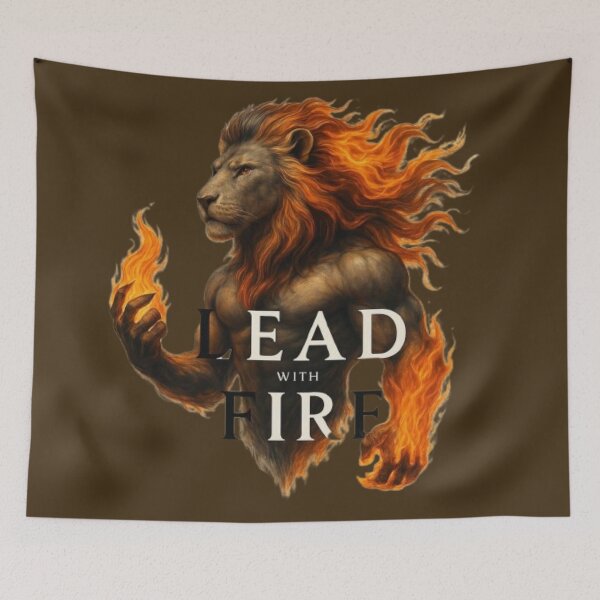 Item preview, Lead with Fire Leo Lion Bold Leadership Spirit designed and sold by Kony83.