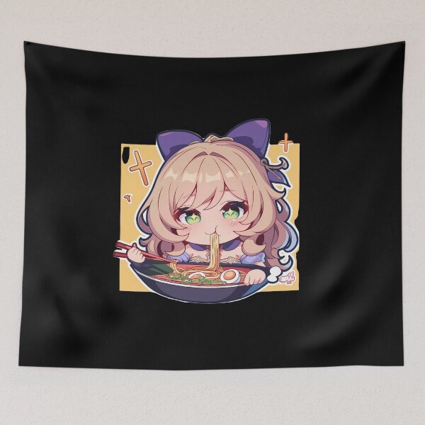 Item preview, Game Lisa Kawaii Ramen Moment Genshin Impact Anime Girl Chibi Cute Style designed and sold by Raslbazola.