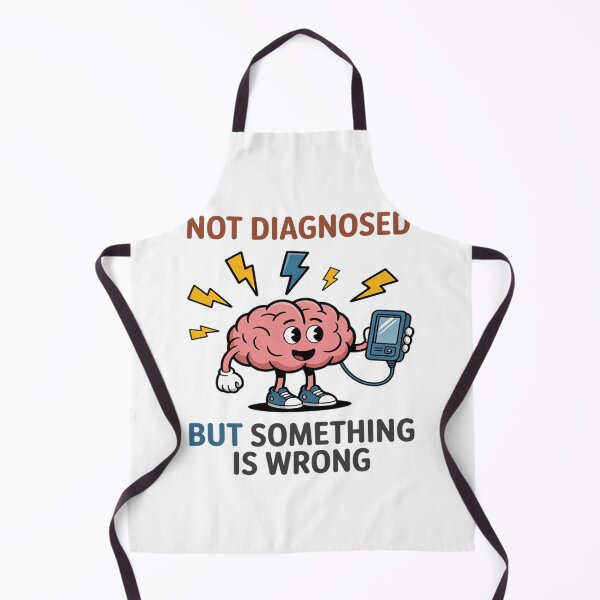 Item preview, Not Diagnosed But Something Is Wrong Funny designed and sold by StacyAntunez6.