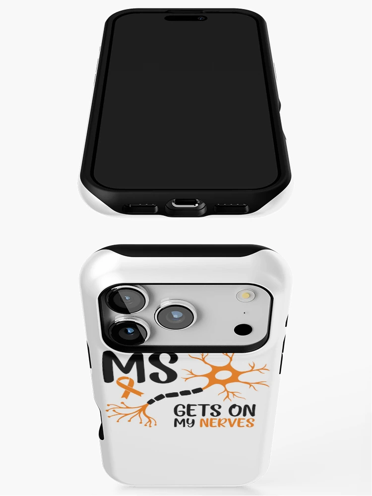 Thumbnail 3 of 4, iPhone Case, Multiple Sclerosis Awareness designed and sold by RoderickStout.