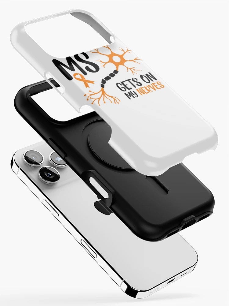 Thumbnail 2 of 4, iPhone Case, Multiple Sclerosis Awareness designed and sold by RoderickStout.