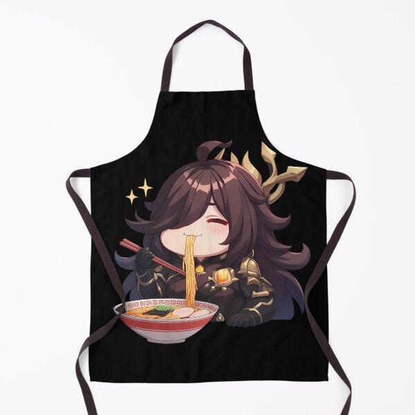 Item preview, Albedo Chibi Alchemist Eating Ramen Genshin Impact Anime designed and sold by Raslbazola.