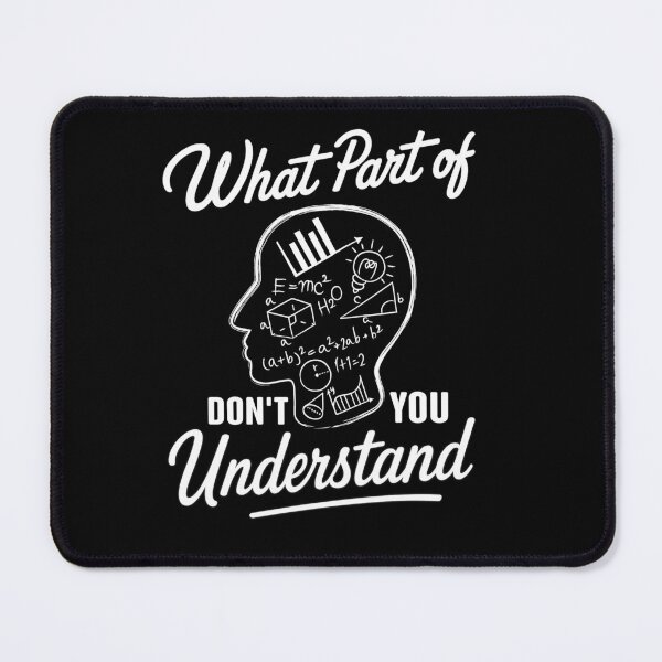 Item preview, Brain Full of Math – What Part Don’t You Understand? designed and sold by LarryMBrown.