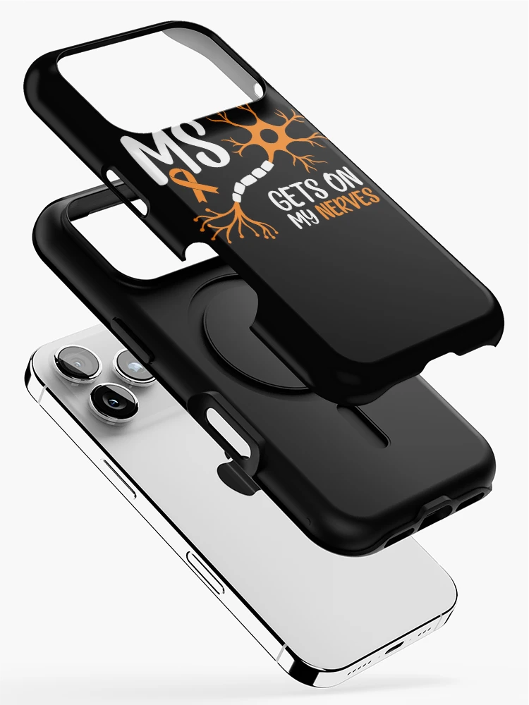 Thumbnail 2 of 4, iPhone Case, Multiple Sclerosis Awareness designed and sold by RoderickStout.