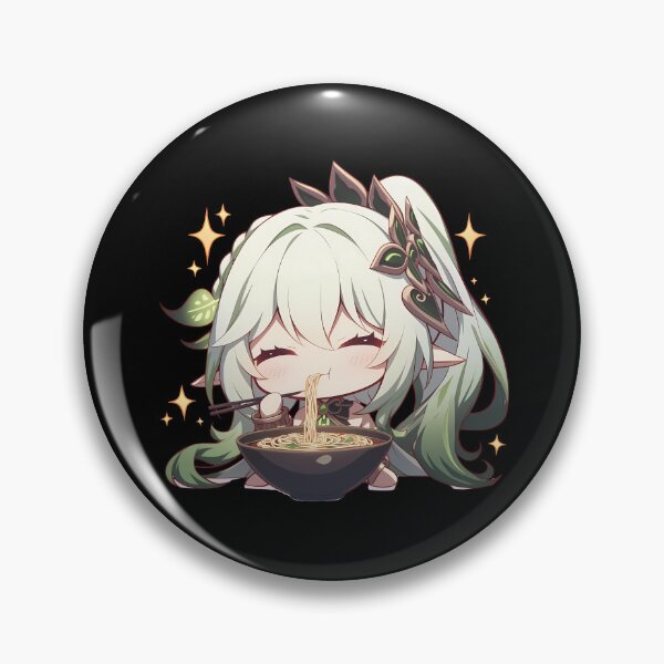 Item preview, Nahida Genshin Impact Kawaii Ramen Chibi Anime Girl Happiness designed and sold by Raslbazola.