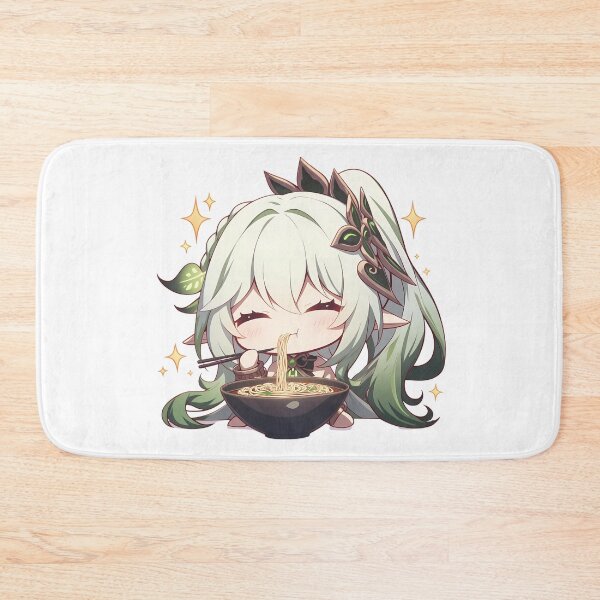 Item preview, Nahida Genshin Impact Kawaii Ramen Chibi Anime Girl Happiness designed and sold by Raslbazola.