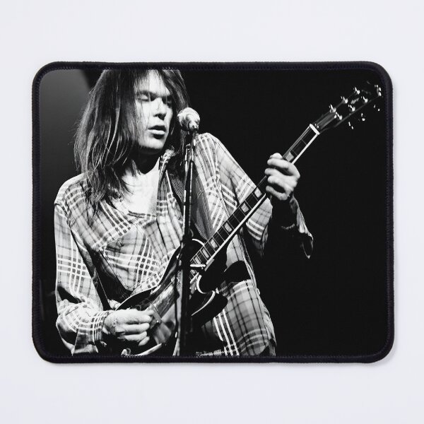 Item preview, Neil Young Retro Rock Legend – Vintage Guitar Art designed and sold by MadelynnIbrahim.