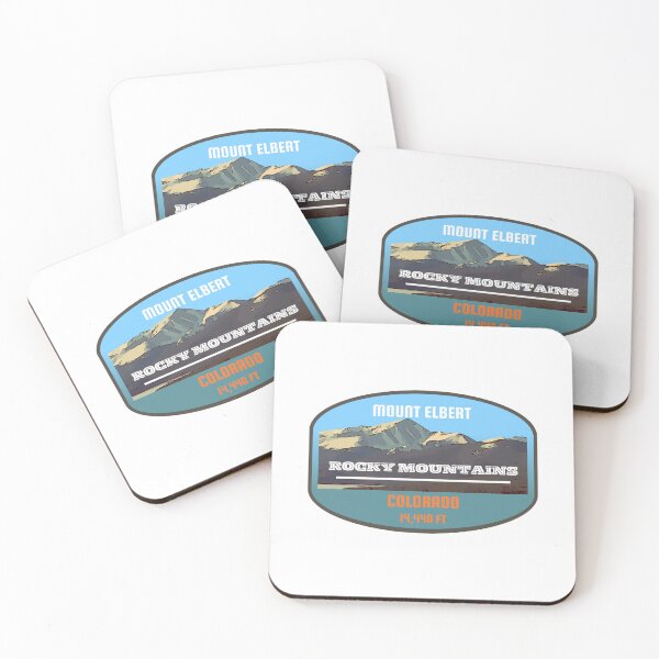 Item preview, Mount Elbert Colorado - Rocky Mountains Badge Design designed and sold by RouseDesigns.