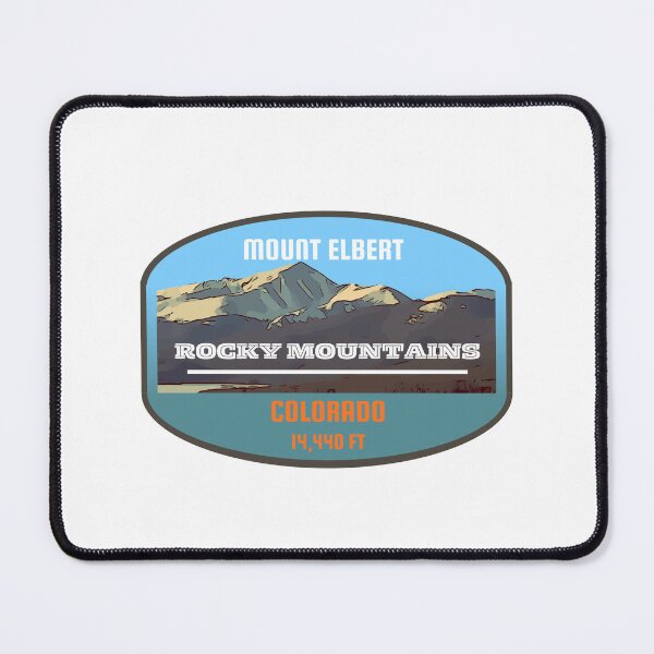 Item preview, Mount Elbert Colorado - Rocky Mountains Badge Design designed and sold by RouseDesigns.