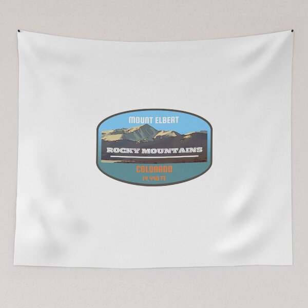 Item preview, Mount Elbert Colorado - Rocky Mountains Badge Design designed and sold by RouseDesigns.