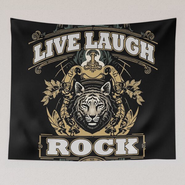 Item preview, live laugh ROCK designed and sold by aliraweb.